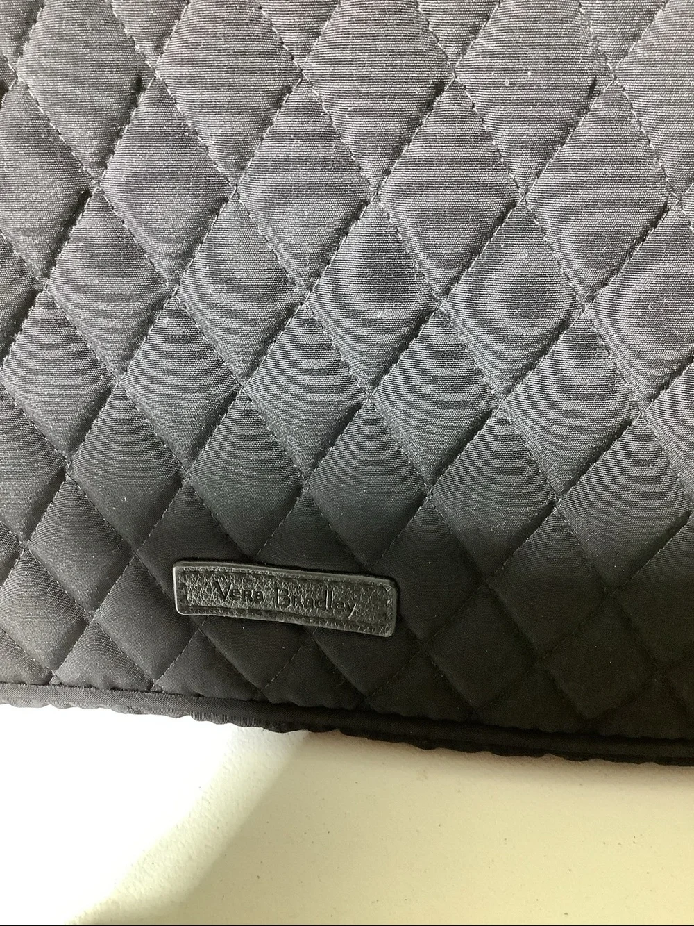 Vera Bradley black quilted laptop/tablet sleeve